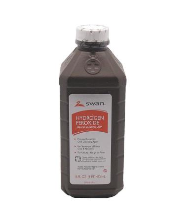 Swan Hydrogen Peroxide Topical Solution 16 oz 16 Fl Oz (Pack of 1)