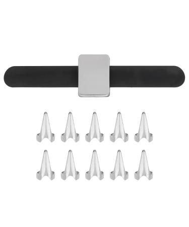 Natudeco hair separating ring hair selection ring hair teasing tool professional dog salon hair selection tool hair needle magnetic bracelet stying tool