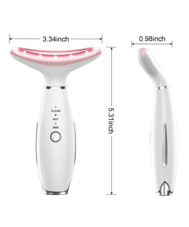 Firming Wrinkle Removal Device | Double Chin Reducer Massager | Portable 3-in-1 Face Massager for Sagging Skin | Long Handle - Skin Care - Buy Online on SooperMarket.com