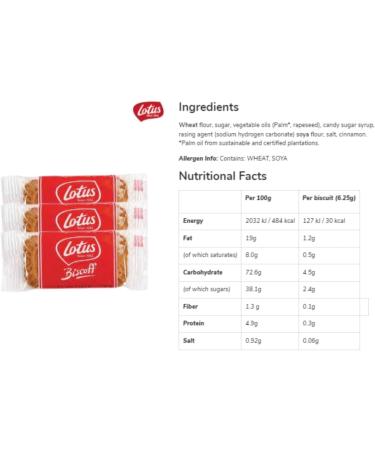 Lotus Biscoff Original Caramelised Single Biscuits | Pack of 50 | Individually Wrapped | Suitable for Vegans | Biscuit Gift Box with 50 Lotus Biscuits - Buy Online on SooperMarket.com