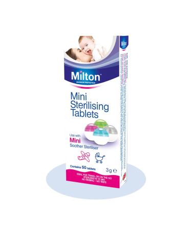 Milton Mini Sterilising Tablets - 50 Tablets White