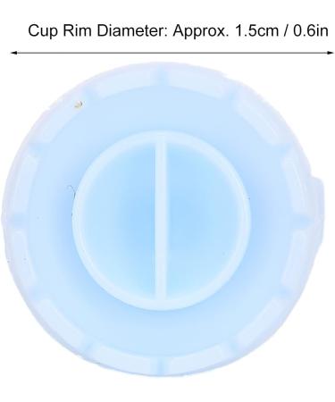Eyelash Extension Glue Ring Cup 1.5cm / 0.6in Stable Wearing Easy To Wear Eyelash Glue Ring Cup Strong Flexibility for Professional Use(A pack of 100 blue) - Buy Online on SooperMarket.com