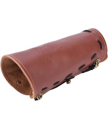 VGEBY1 Leather Arm Guard  Asjustable Archery Armband Durable Archery Arm Guard Safe Strap Armband Arm Guards For Archery - Buy Online on SooperMarket.com