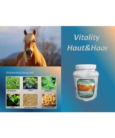 Herbal Mixture Vitality Skin & Hair Active Pellets for Horses - Grain-Free Coat Change & Mud Fever Relief | Barbara Seitz 1000g - Buy Online on SooperMarket.com