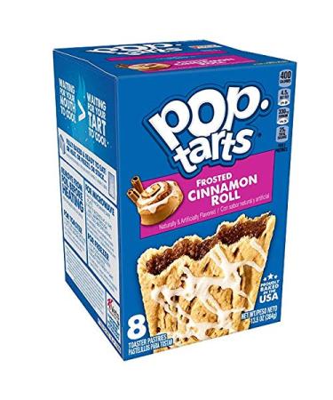 Kellogg's Pop Tarts (Cinnamon Roll, 384) Cinnamon Roll 13.5 Ounce (Pack of 1)