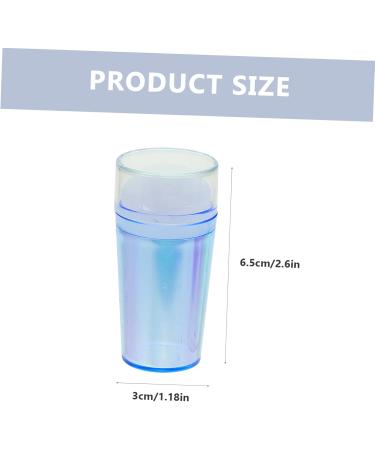 AOKWAWALIY 2 Sets Nail Stamp Nail Kits Girl Nail Art Printing Accessory Nail Art Stencils Nail Accessories Nail Pattern Printing Stamper Silica Gel Scraping Board Fully Transparent 6.5X3X3CM Purple Blue - Buy Online on SooperMarket.com