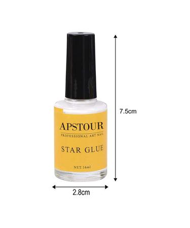 Nail Art Foil Glue Gel for Starry Sky Stickers - 2 Bottles (16ML each) - Buy Online on SooperMarket.com