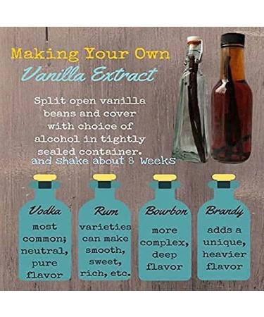 Grade A Madagascar Vanilla Beans for Pure Vanilla Extract & Baking - 5''-7'' NON-GMO (Pack of 1) - Buy Online on SooperMarket.com