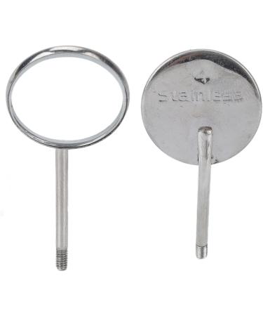 10pcs Stainless Steel Round Telescopic Inspection Mirrors - 2.2cm Mouth Mirror for Detail Observation | International Shipping - Buy Online on SooperMarket.com