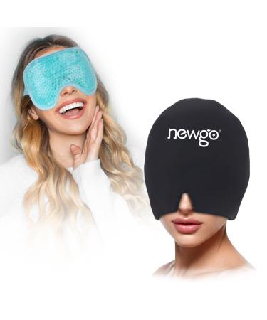 NEWGO Bundle of Gel Eye Mask and Migraine Ice Cap