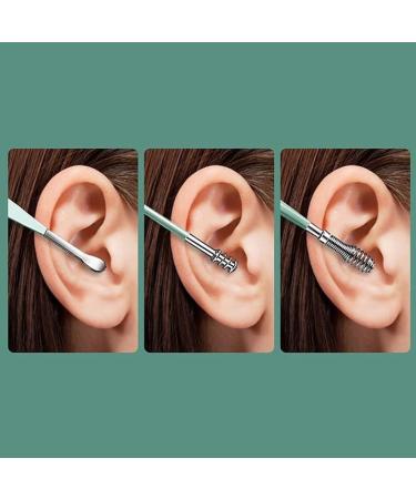 Portable Ear Cleaner Stainless Steel Ear Spoon Set Stainless Steel Ear Wax Remover Reusable Stainless Steel Ear Wax Remover Set Ear Wax Easily Removed Ideal for Personal and Home Use(C) - Buy Online on SooperMarket.com