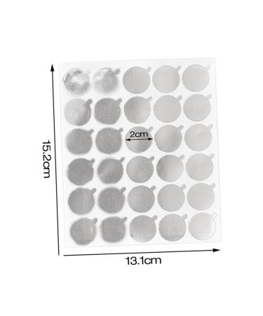 Balacoo 1800 Pcs Makeup Glue Stickers for Eyelash Extensions - Silver Tray Adhesive Stickers for False Lashes & Lash Tools - Buy Online on SooperMarket.com