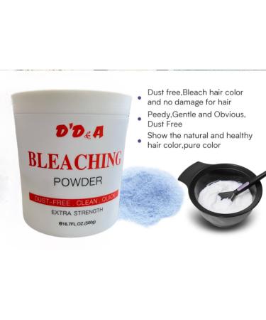 Buy D D&A Extra Strength Hair Bleaching Powder 500g - Dust-Free Ash Formula for Quality Results | International Shipping Available - Buy Online on SooperMarket.com