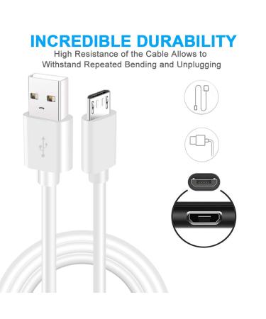 10FT 3 Pack Power Extension Cable for Wyze Cam v2/v3, Yi Camera, Blink Camera, Nest-Cam - Micro USB Charging Cord for Wyze v3 Outdoor - Indoor Use - Buy Online on SooperMarket.com
