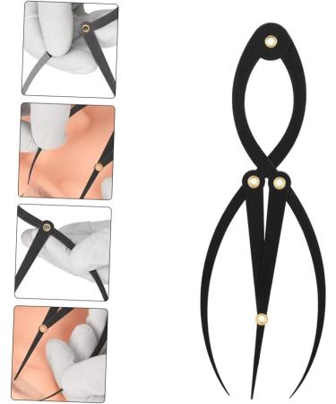 Mikinona Stainless Steel Ruler for Eyebrow Metal Stencils Tattooing Eyebrow Ruler Makeup Tools Balance Gold - Buy Online on SooperMarket.com