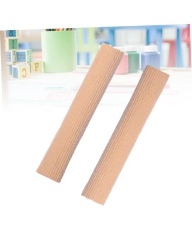 Healeved 2pcs Toe Cushion Tube Set - Toe Pad & Sleeve Protectors for Toes Care in Khaki Foam & Silicone Gel - Buy Online on SooperMarket.com