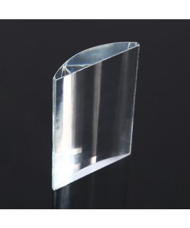 Lash Trays for Extensions | Transparent Reusable Curved Tile | Large Volume Eyelash Extension Stand & Glass Glue Pallet - Buy Online on SooperMarket.com