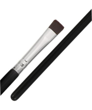 Baluue 12 Pcs Flat Eyebrow Brush Eyebrow Eyeliner Brush Eyeliner Makeup Brush Eye Brush Wooden Handle Black - Buy Online on SooperMarket.com