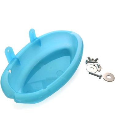 Hypeety Portable Bird Bath with Mirror - Blue Bird Bathtub for Pet Parrots - Buy Online on SooperMarket.com