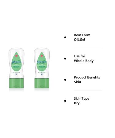 Johnson's Baby Gel Oil with Aloe & Vitamin E 6.5 oz - Pack of 2 - Buy Online on SooperMarket.com