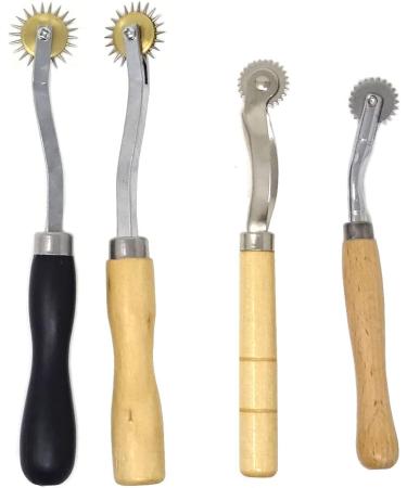Honbay 4PCS Sewing Tracing Wheel Set for Professional Stitch Marking and Leathercraft - Buy Online on SooperMarket.com