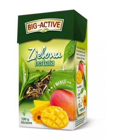 ZIELONA Z MANGO LI CIASTA Herbata Owocowa Naturalna Polska Herbapol
