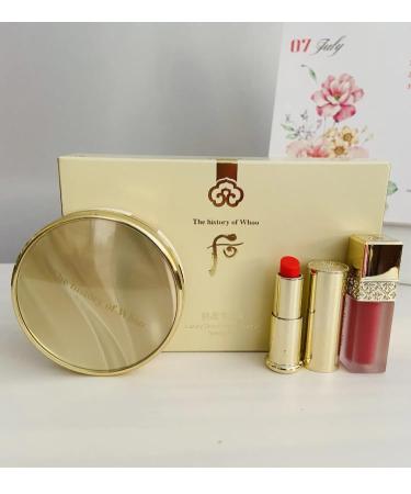 Buy The History of Whoo Gongjinhyang Mi Luxury Glow Pressed Powder No. 21 - Premium Korean Beauty Set | Worldwide Shipping - Buy Online on SooperMarket.com