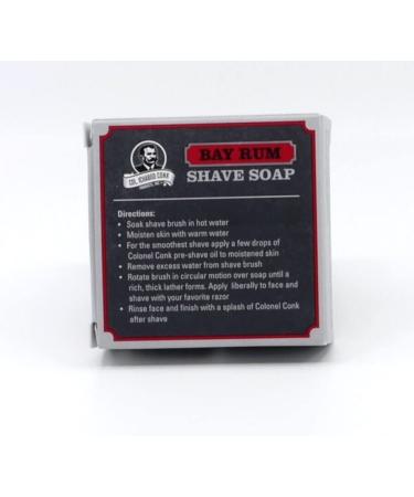 Glycerin Shave Soap - Bay Rum | Premium Shaving Experience | International Shipping - Buy Online on SooperMarket.com