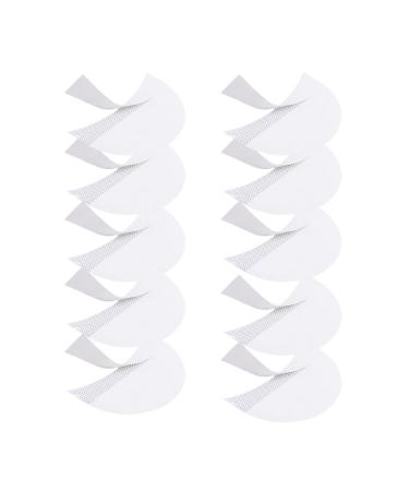 TULOBI 200 Pcs Eyeshadow Shields for Eye Makeup Eyeshadow Pads Professional Stencils Lint Free Under Eye pads Under Patches Guards Prevent Makeup Residue 200 Count (Pack of 1)