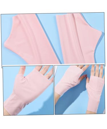 FOMIYES 4 Pairs Ice Silk Nail Gloves Nail Art Supplies Nail Art Fingerless Gloves Uv Gloves for Nails Anti Gloves Uv Manicure Gloves Gel Nail Lamp Uv Gloves Accessories Summer Miss Nylon - Buy Online on SooperMarket.com