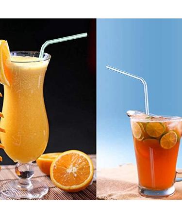 RETYLY 1500 Pcs Flexible Plastic Straws Striped Multi Colored Disposable Straw 8 inch Long - Buy Online on SooperMarket.com
