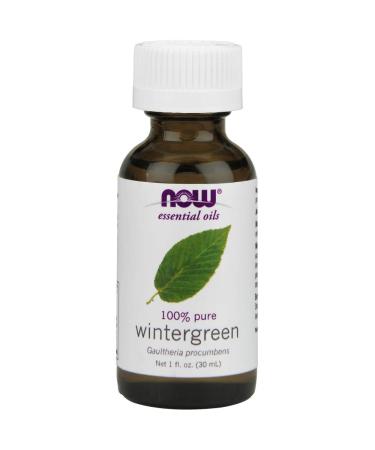 NOW Wintergreen Oil 1-Ounce (Pack Of 2)