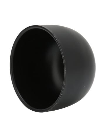 Stainless Steel Shaving Soap Bowl - Unbreakable Black Mug for Standard Size Pucks & Soaps | International Shipping - Buy Online on SooperMarket.com