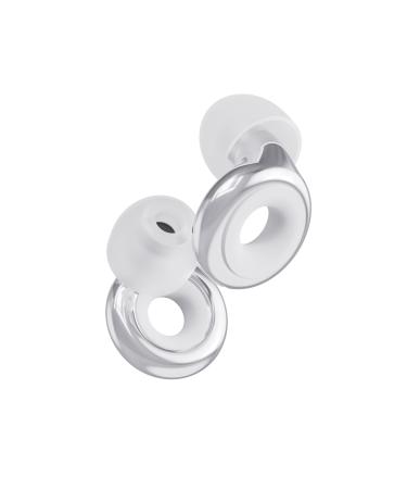 Loop experience plus earplugs - high fidelity hearing protection for musicians DJs drummer festivals and concerts - 18dB noise reduction - Earplugs with extra accessories - silver