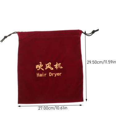 NOLITOY 6 Pcs Hair Dryer Storage Bag Hair Dryer Pouch Blow Dryer Bag Velvet Storage Bag Fabric - Buy Online on SooperMarket.com