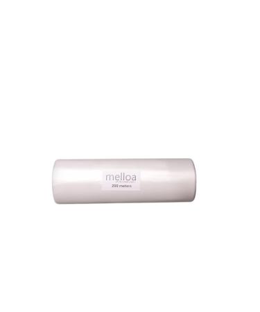 Melloa refill film for diaper pail compatible with Tommy Tipee: Sangenic Tec Simplee Twist & Click for refill cassettes (white 200m) 200 pieces (1 -pack) without paper tube white