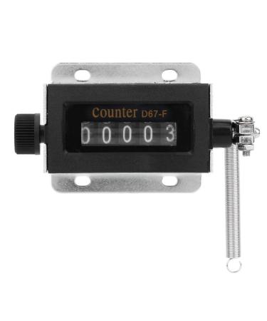 Mechanical meter Akozon D67F 5-digit counter counting mechanically backbreakable manual handling stroke tally arithmometer counter counting precisely
