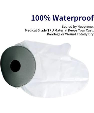Mautacly Waterproof Cast Cover Adult Hands Cover for Shower Bath Wound Protector for Burnt Hands Wrists - Buy Online on SooperMarket.com