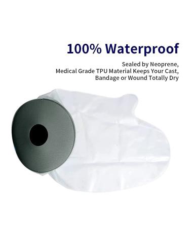 yuoseg Waterproof Cast Cover Adult Hands Cover for Shower Bath Wound Protector for Burnt Hands Fingers Wrists - Buy Online on SooperMarket.com