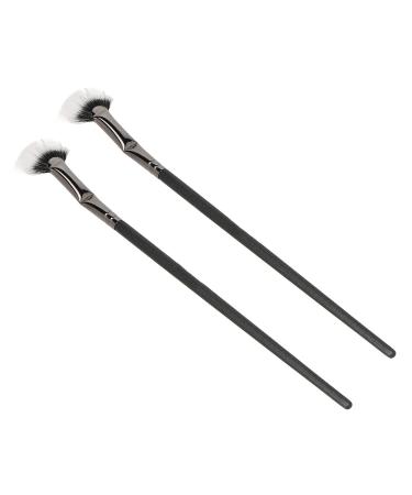 Buy 2pcs Mascara Fan Bent Brushes - Prevent Clumping & Enhance Lower Lashes | International Shipping Available - Buy Online on SooperMarket.com