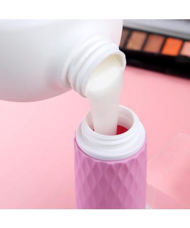 Gemice Travel Bottles for Toiletries CAA Approved 90ml Silicone Travel Bottles BPA Free Leak Proof Squeezable Travel Size Containers Travel Accessories for Shampoo Conditioner Lotion (4 Pack) Purple - Buy Online on SooperMarket.com