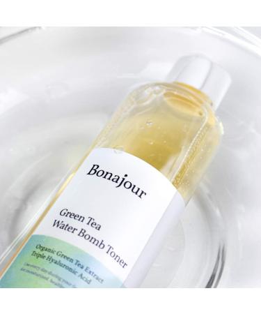 Bonajour Organic Green Tea & Hyaluronic Acid Facial Toner - 7.2 fl. oz | Vegan Anti-Aging Moisturizer for Dry Skin - Buy Online on SooperMarket.com
