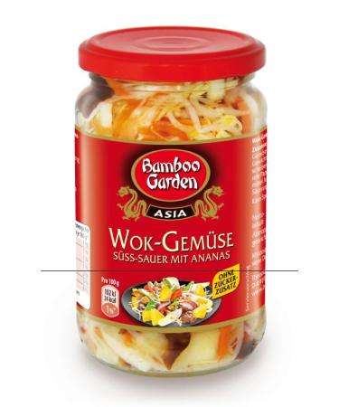 Bamboo Garden Sweet and Sour Wok Vegetables - 330g (Drained Weight 180g) | International Shipping Available - Buy Online on SooperMarket.com