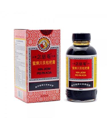 Nin Jiom Pei Pa Koa Coughs and Throat Syrup with Plant Extracts 300ml