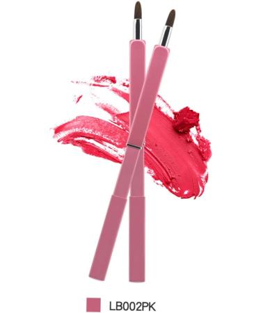 minkissy Makeup Pink Travel Makeup Make up Applicators for Face Makeup Applicators Makeup Brush Tool Lipstick Brush Lipstick Applicator Handy Lip Brush Retractable Metal Rod 9.3*1cm Pink - Buy Online on SooperMarket.com