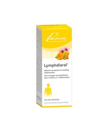 Pascoe Lymphdiaral Drops 50 mL Homeopathic remedy used to relieve symptoms of swelling inflammation and infection such as pain fever and swollen lymph nodes due to recurrent conditions including otitis media tonsillitis and sinusitis Calendula Dandelion A