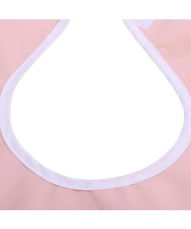 Adult Bibs Waterproof Adult Elder Mealtime Bib Clothes Clothing Protector Dining Aid a Perfect Item for the Adult and the Elder Who Lack Ability to Have Meal Reusable(Orange pink) - Buy Online on SooperMarket.com