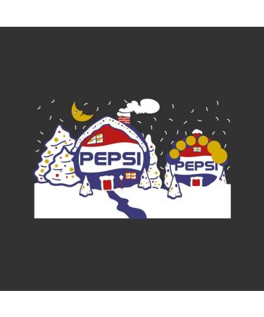 All+Every Pepsi Christmas Lodges Women's T-Shirt S Charcoal - Buy Online on SooperMarket.com
