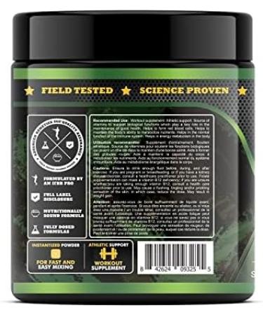Advanced Genetics GP3 EVO Creatine HCL Beta-Alanine & B Vitamins Stimulant Free Pre-workout Post-Workout Ice Berry 50 Servings - Buy Online on SooperMarket.com