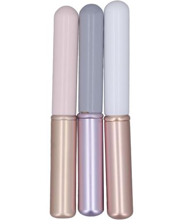 Lip Brush 3 Pieces Lip Brush Compact and Durable Round Head Easy to Clean with Lipstick Cover - Buy Online on SooperMarket.com